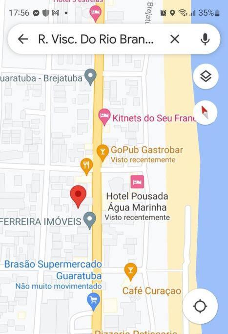 Apartamento Brejatuba Beira Mar Гуаратуба Екстериор снимка